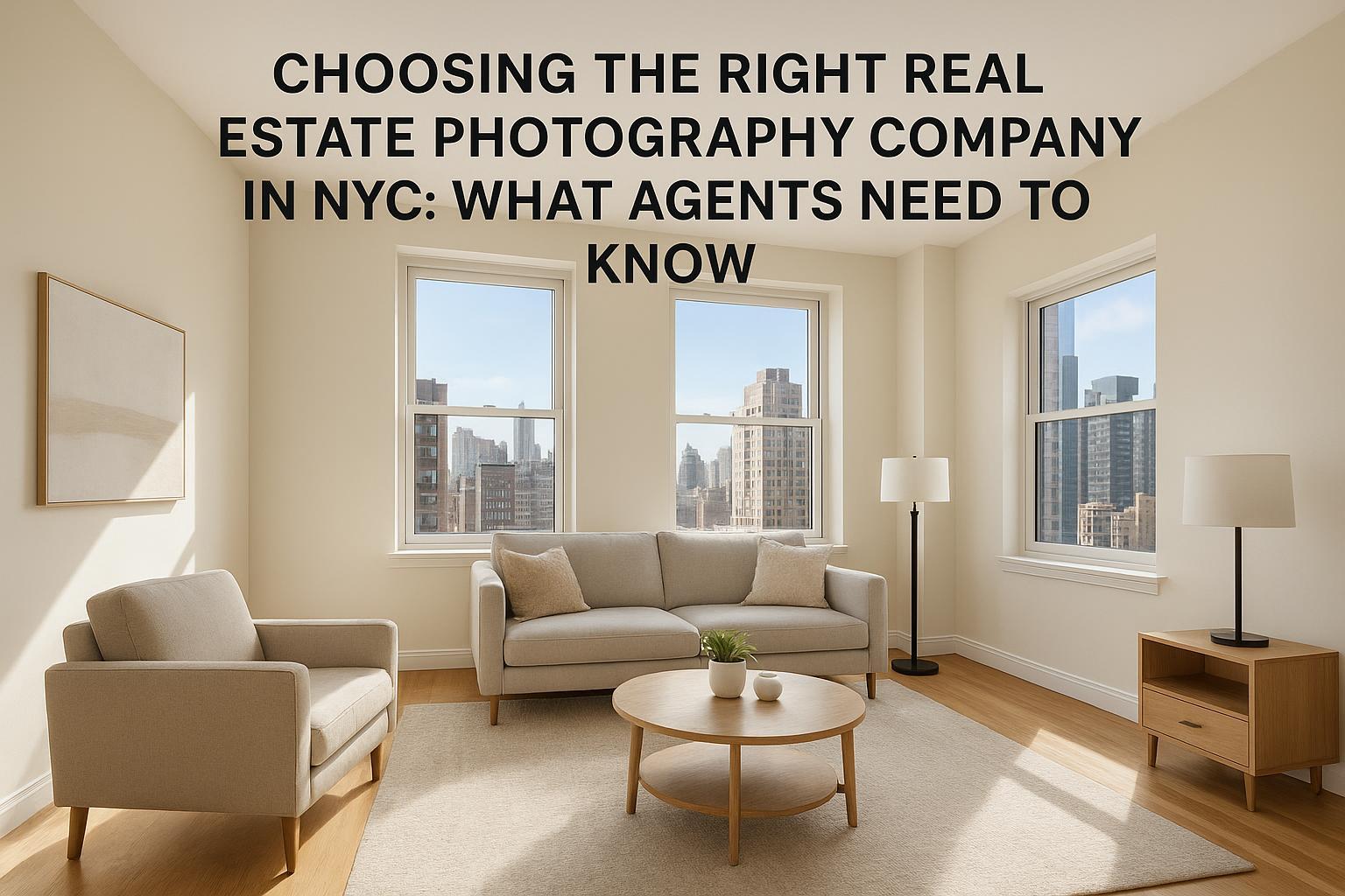 Key Factors for Evaluating Real Estate Photography Companies in NYC