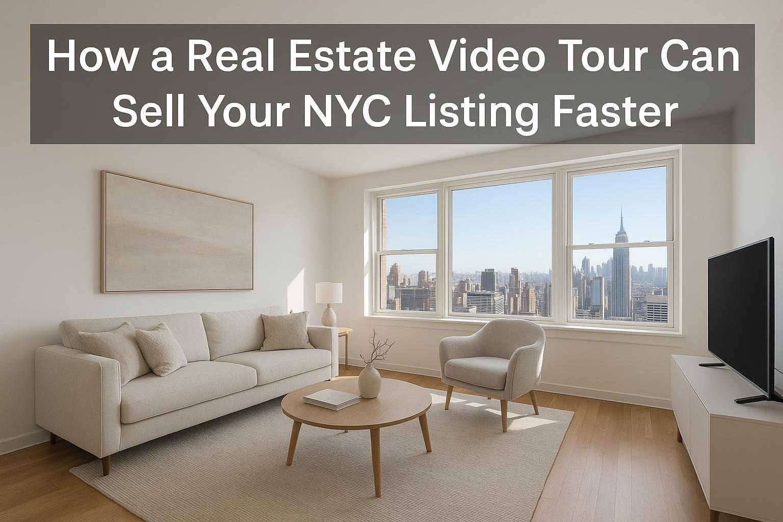 How a Real Estate Video Tour Can Sell Your NYC Listing Faster
