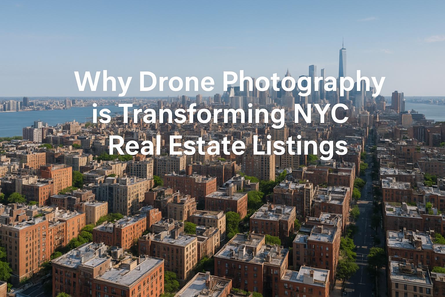 Why Drone Photography is Transforming NYC Real Estate Listings