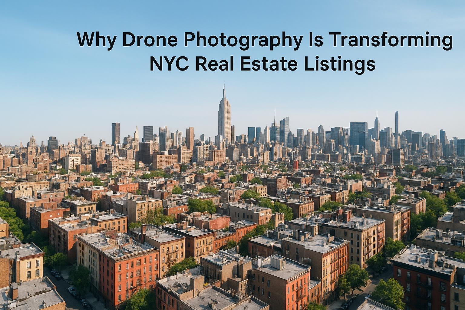 How Drone Photography Is Shaping the Visual Standards of NYC Real Estate Listings