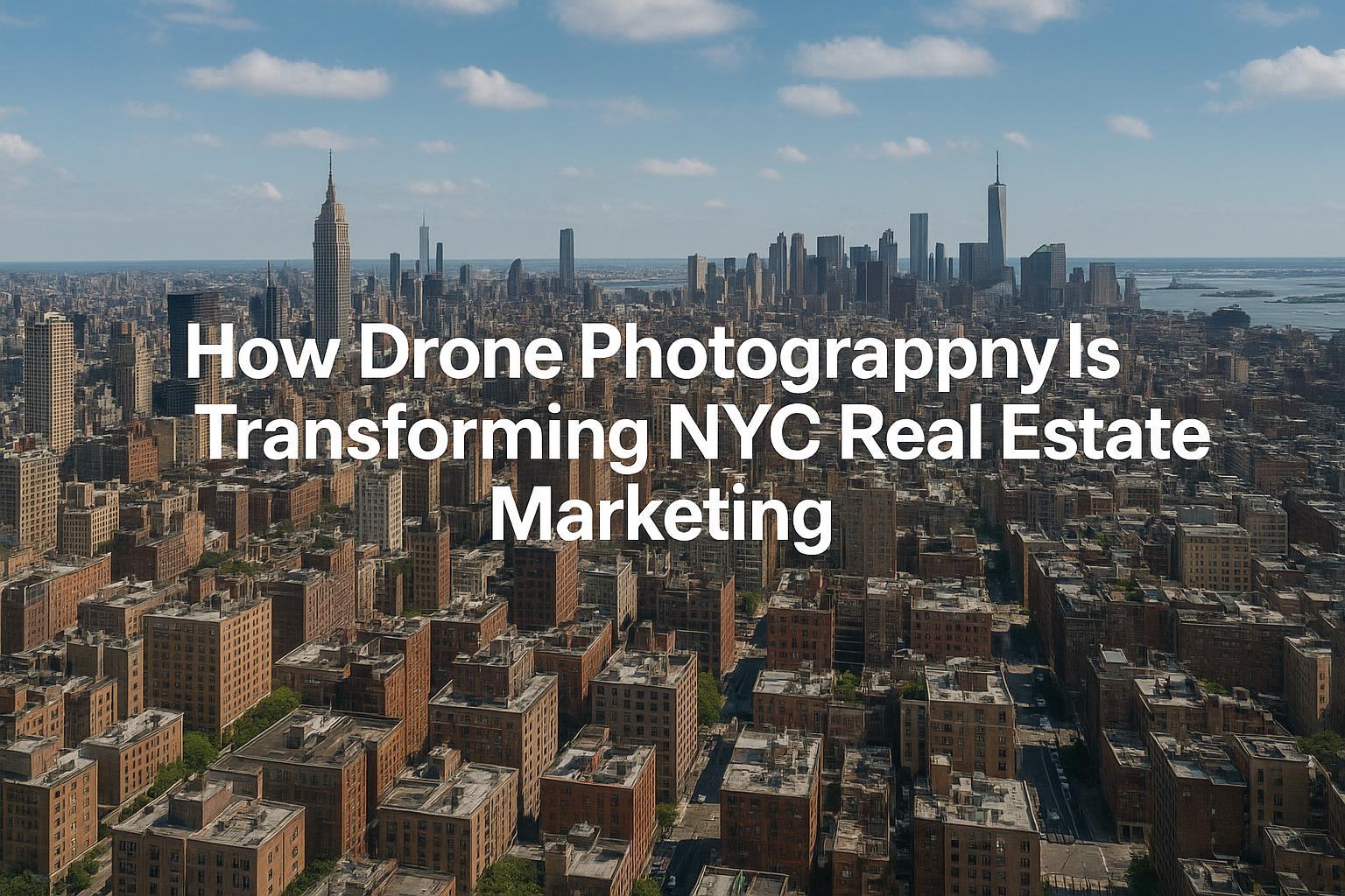 Analyzing the Impact of Drone Photography on New York City Real Estate Marketing