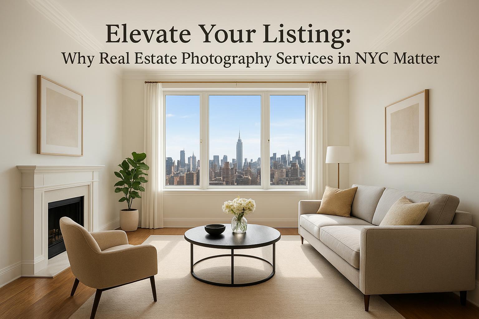 The Impact of Professional Real Estate Photography Services on NYC Property Marketing