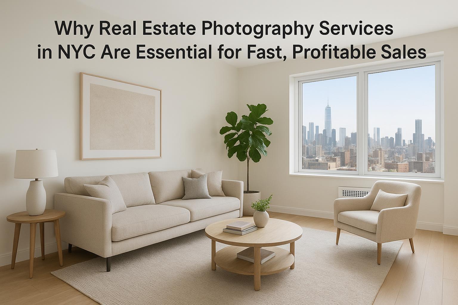 The Strategic Role of Real Estate Photography in Accelerating Sales and Maximizing Value in NYC