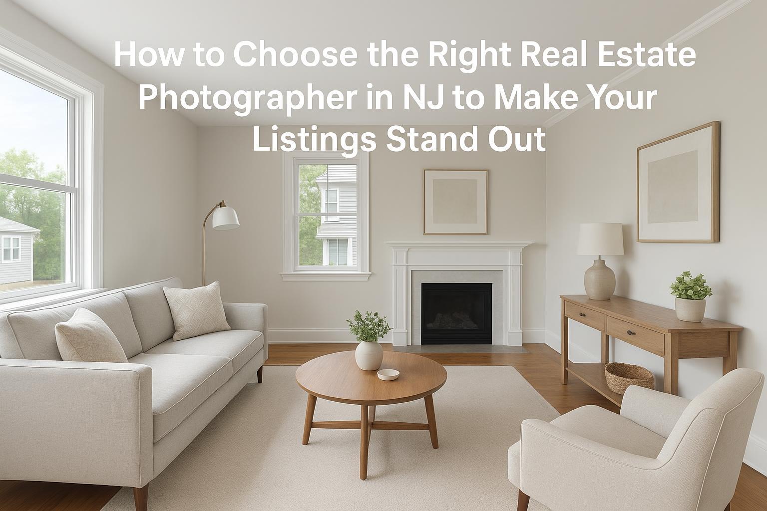 How to Choose the Right Real Estate Photographer in NJ to Make Your Listings Stand Out