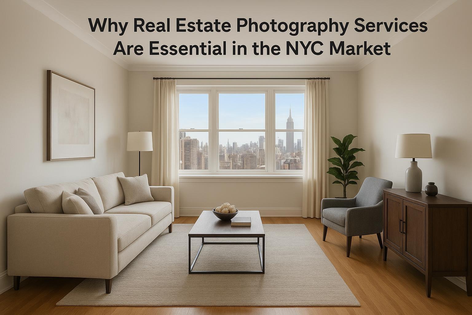 Why Real Estate Photography Services Are Essential in the NYC Market