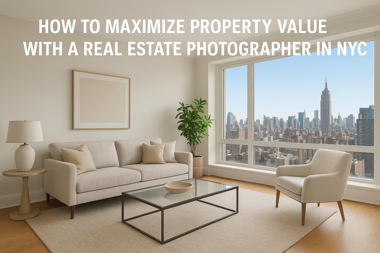 How to Maximize Property Value with a Real Estate Photographer in NYC