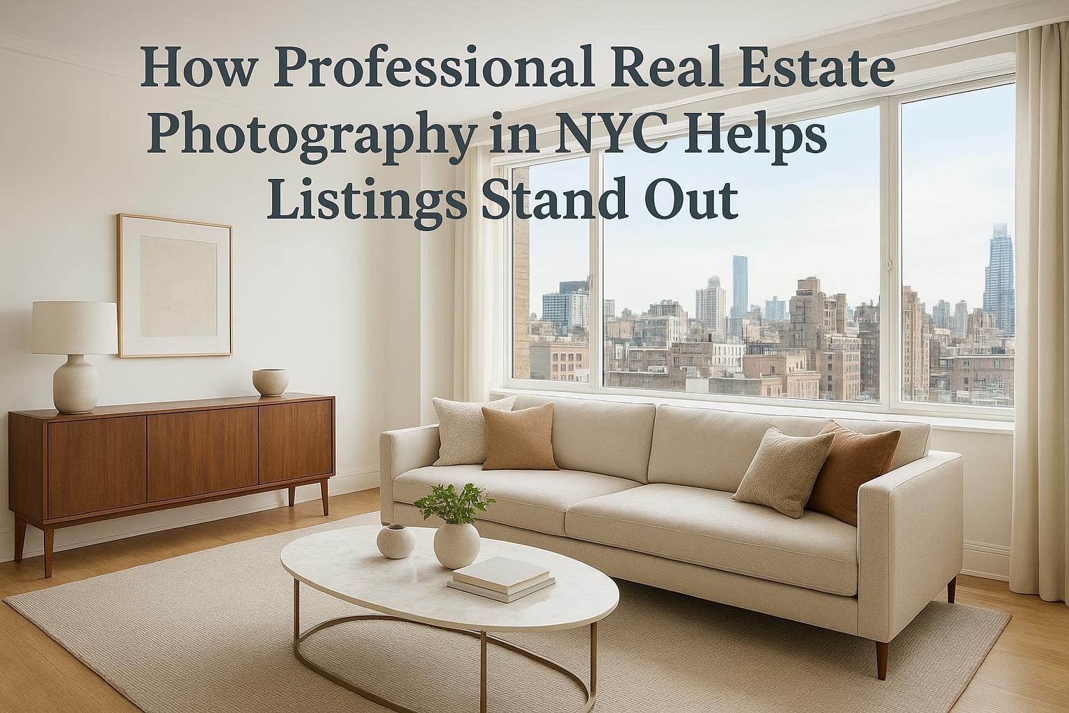 The Impact of Professional Real Estate Photography on NYC Listing Success