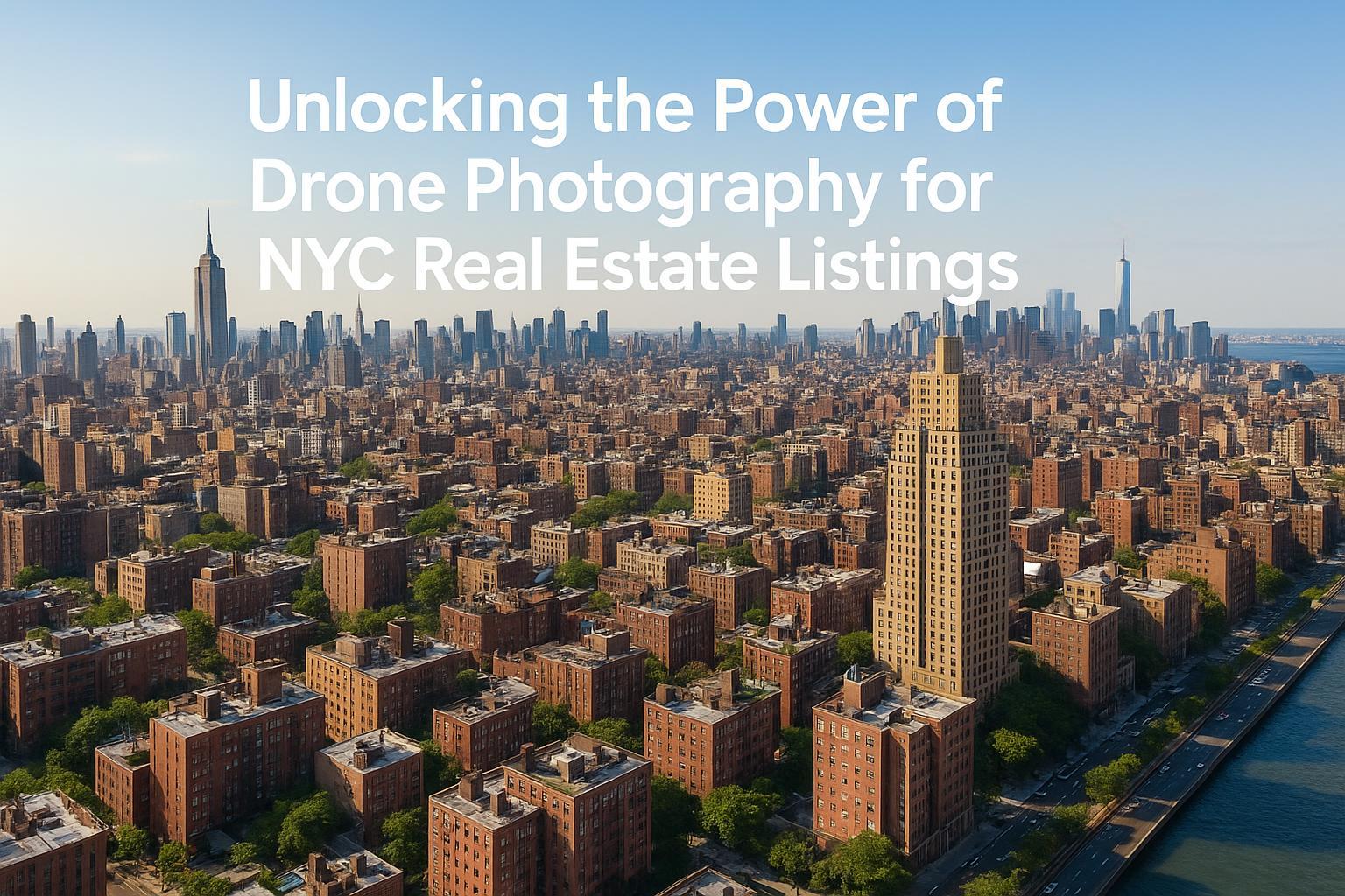 Unlocking the Power of Drone Photography for NYC Real Estate Listings