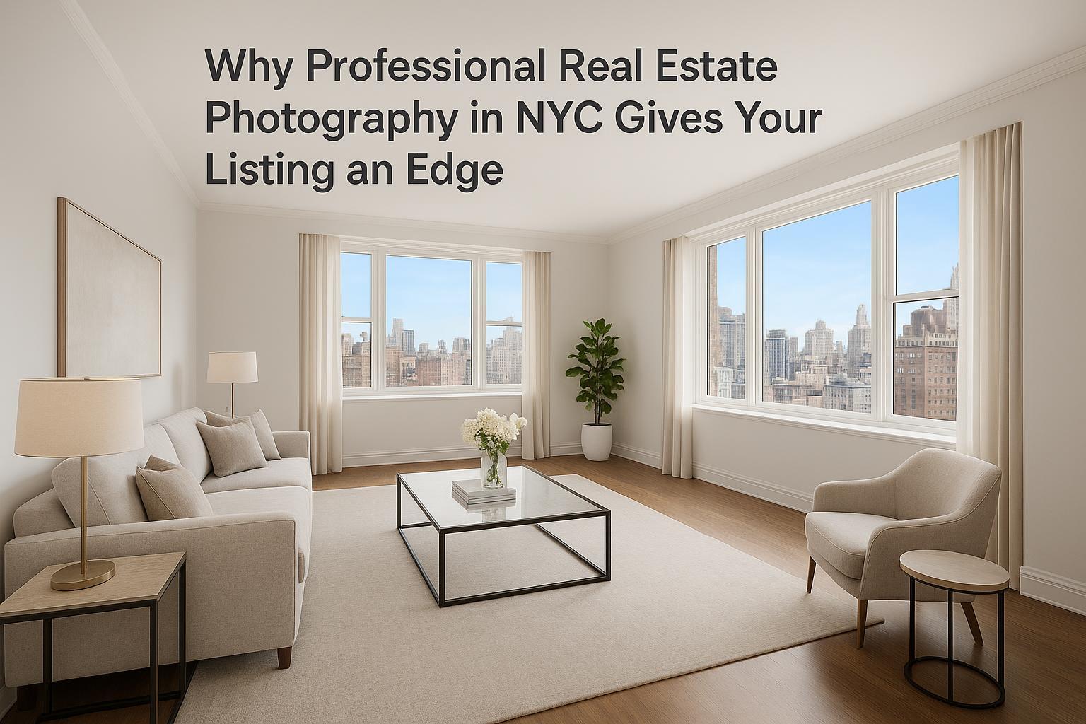 Why Professional Real Estate Photography in NYC Gives Your Listing an Edge