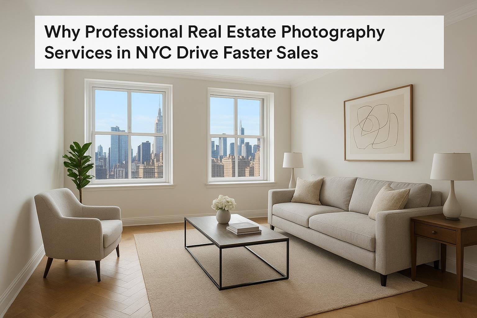 Why Professional Real Estate Photography Services in NYC Drive Faster Sales