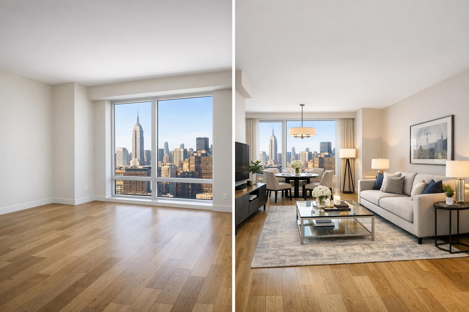 Virtual Staging in NYC: Transforming Empty Listings Into Show-Stopping Spaces