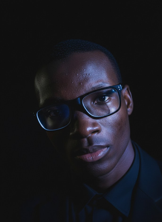 Abdulsobur Obe, CEO and Founder of Netnovatelabs, looking intensely at the camera.