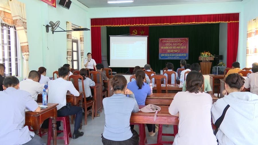 Bồi dưỡng kiến thức về pháp luật cho người dân trên địa bàn miền núi. MH
