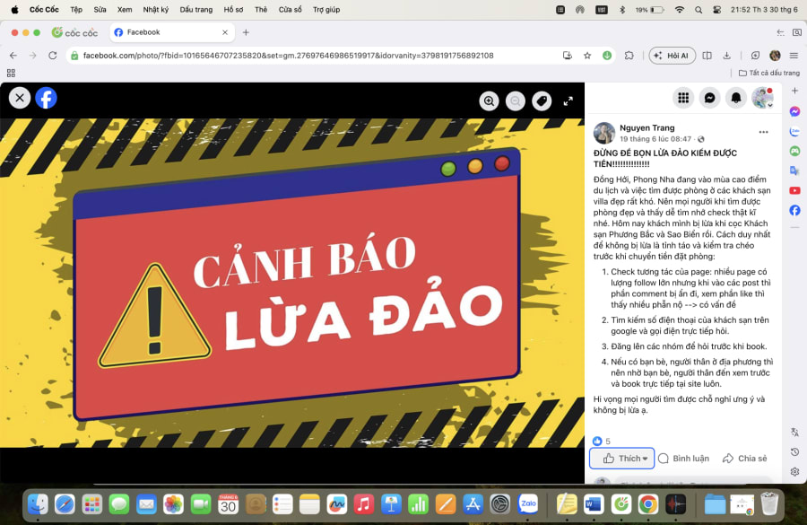 Những bài cảnh báo liên tục được đăng tải trên các hội nhóm du lịch - Ảnh: chụp màn hình