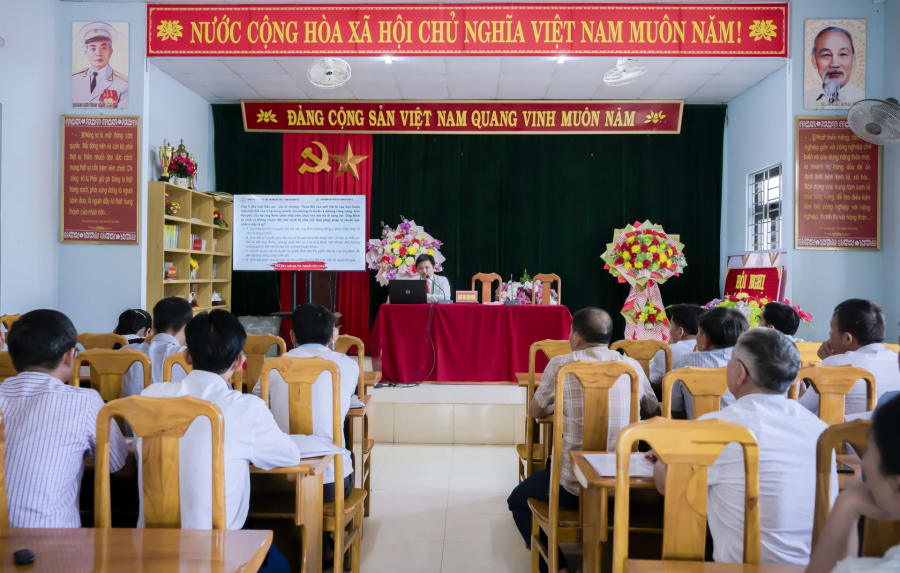Tập huấn phát triển năng lực tư vấn, phổ biến pháp luật và hòa giải ở cơ sở - Ảnh: H.T