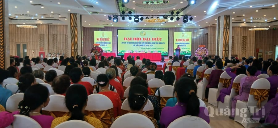 Quang cảnh Đại hội Liên chi Hội Giáo dục chăm sóc sức khoẻ cộng đồng tỉnh. - Ảnh: H.Đ