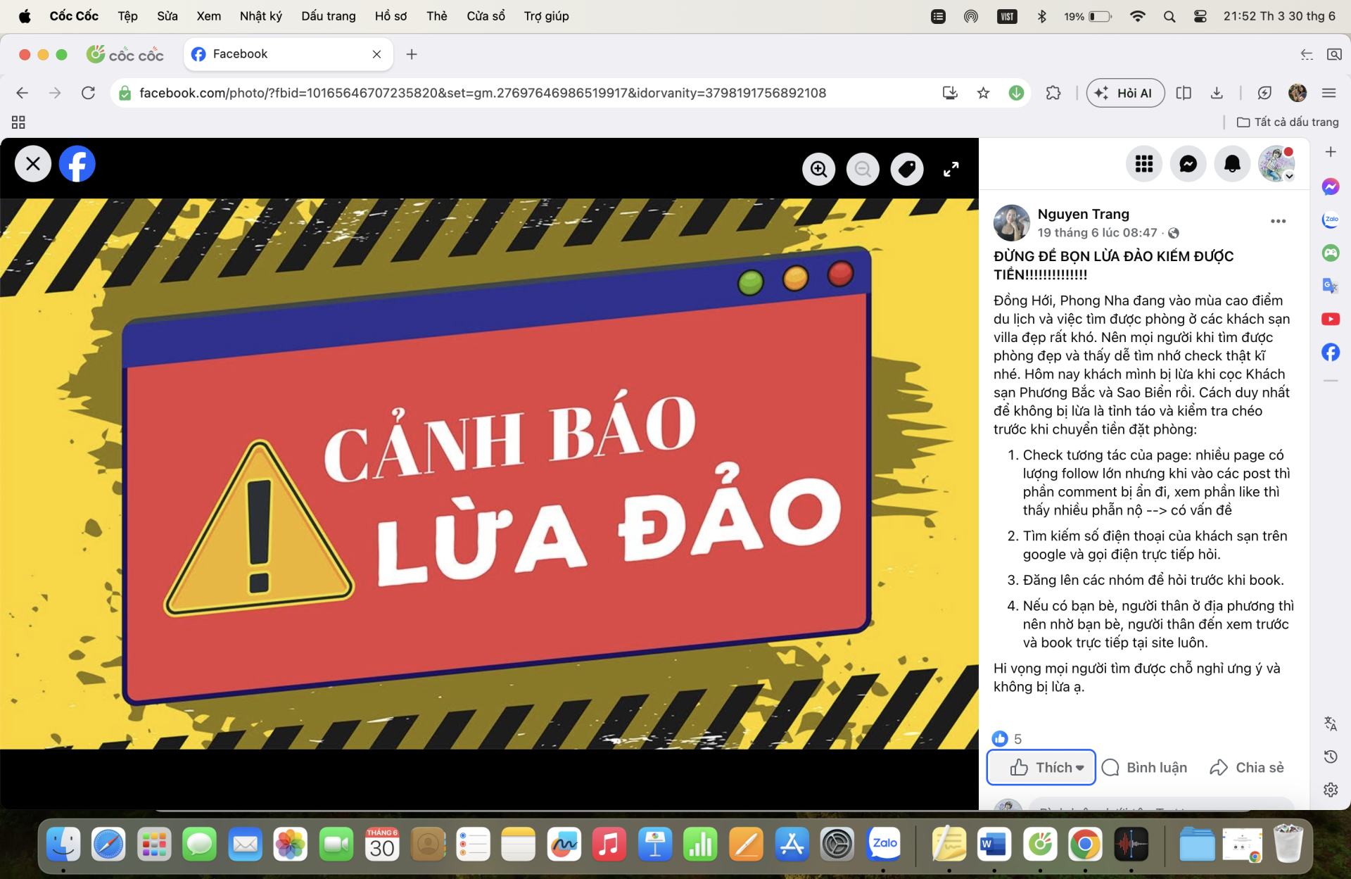 Những bài cảnh báo liên tục được đăng tải trên các hội nhóm du lịch - Ảnh: chụp màn hình