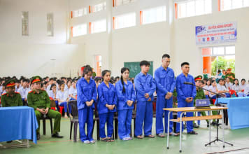 Tòa lưu động: Án nghiêm cho 6 đối tượng tổ chức ma túy. Phiên tòa lưu động xét xử 6 đối tượng tổ chức sử dụng trái phép chất ma túy