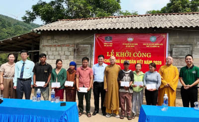 Khởi công sửa chữa 7 nhà 'Đại đoàn kết' tại xã Khe Sanh