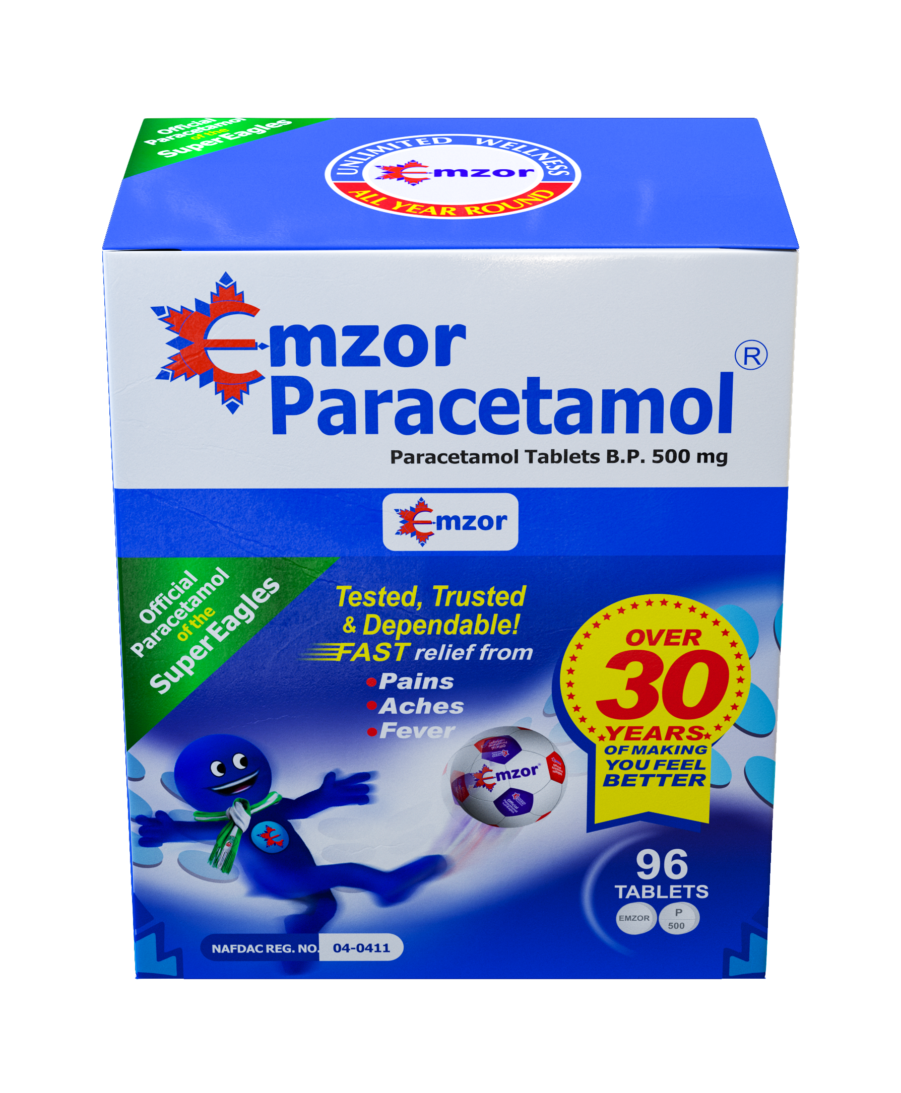 Paracetamol 500mg Emzor