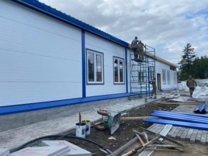 В Светлогорске полным ходом идет строительство врачебной амбулатории