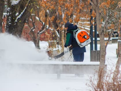 С улиц Красноярска вывезли 17 507 кубометров снега