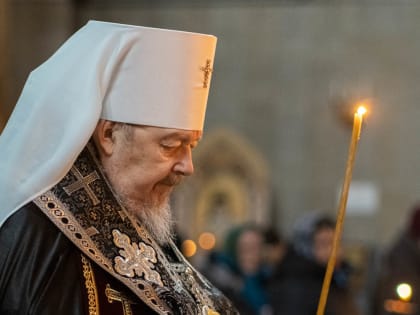 Правящий архиерей возглавил повечерие с чтением покаянного канона Андрея Критского во второй день Великого поста