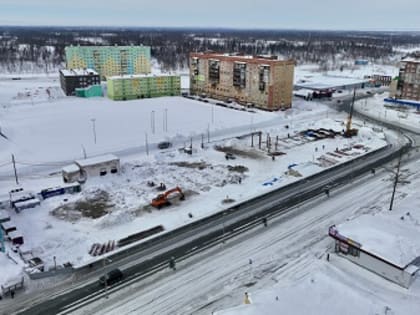 В Норильске идет строительство новых жилых домов