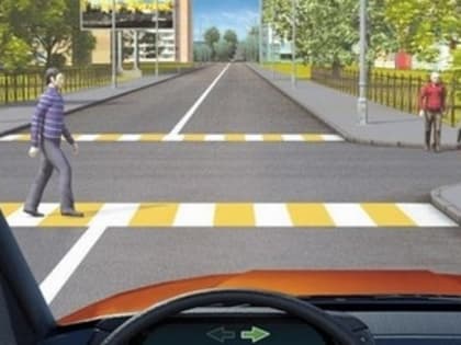 Госавтоинспекторы напоминают правила безопасного проезда пешеходных переходов