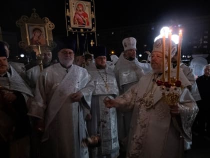 Красноярцы смогут посмотреть прямую трансляцию Пасхального богослужения в ночь на 16 апреля