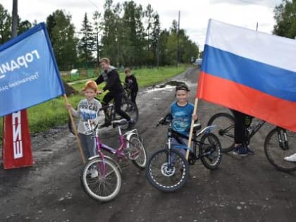 В День Государственного флага России в Туруханске состоялся велопробег