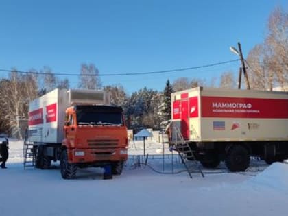 Мобильная поликлиника начала работу с Уярского района