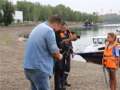 В Красноярске снимают кино о безопасности на водоемах. Его «заставят» посмотреть детей