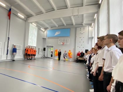 В обновлённом спортзале — к новым достижениям