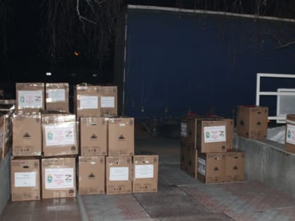 Благочинный Шарыповского церковного округа благословил груз для солдат в зоне СВО