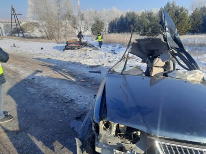 На трассе под Минусинском в ДТП с тремя автомобилями погиб 26-летний водитель