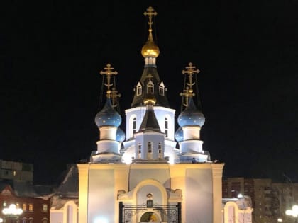 В праздник Обрезания Господня епископ Агафангел совершил Литургию в кафедральном соборе города Норильска