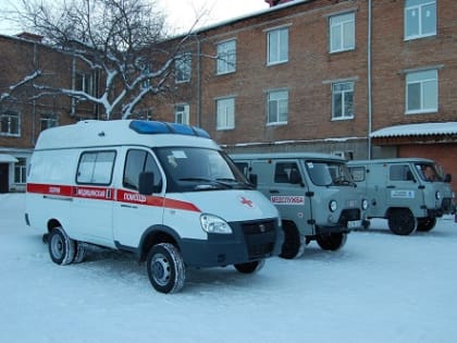 Три скорых помощи пополнили автопарк районной больницы