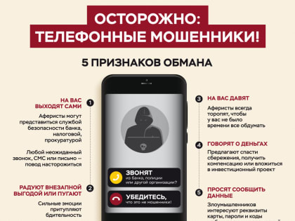 Что нужно знать, чтобы не стать жертвой телефонного мошенничества