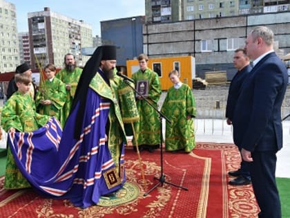 В Кайеркане положено начало строительству православного храма