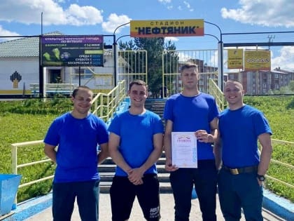 Боготольцы завоевали серебро на соревнованиях по пожарному многоборью