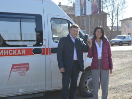 На этой неделе автопарк Ужурской районной больницы пополнился машиной новой скорой помощи