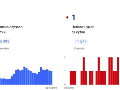 В Красноярском крае за сутки коронавирус обнаружен у 50 человек