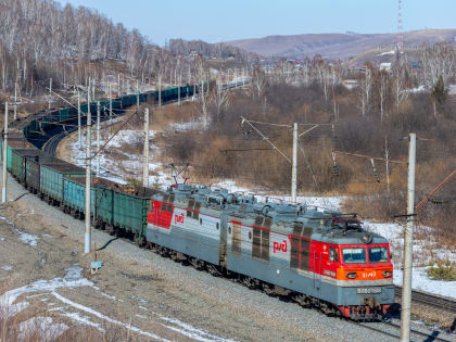 Погрузка на Красноярской железной дороге выросла на 6% в апреле