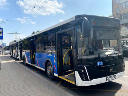 В Красноярске увеличилось количество курсирующих по городу автобусов