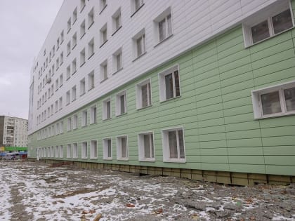 «Губернаторский контроль»: Строительство поликлиники на улице Мате Залки идет по графику