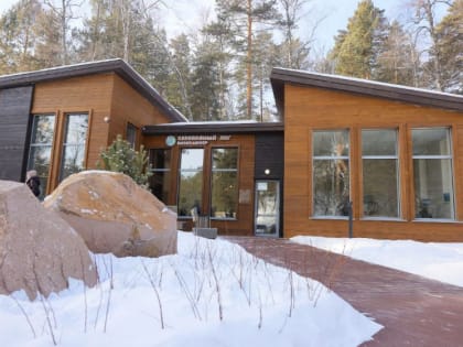 В экопарке "Гремячая грива" заканчивают благоустройство пруда Серебряниковский