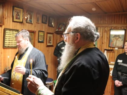 В храме праведного Симеона Богоприимца при СИЗО-4 города Норильска был совершён молебен в честь престольного праздника