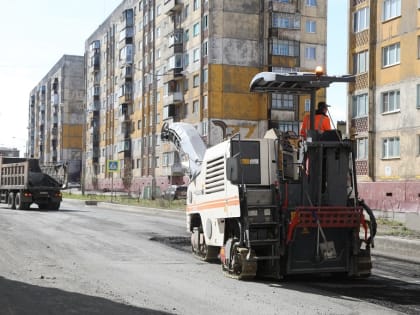 Более половины запланированного объёма работ выполнено на дорогах Норильска
