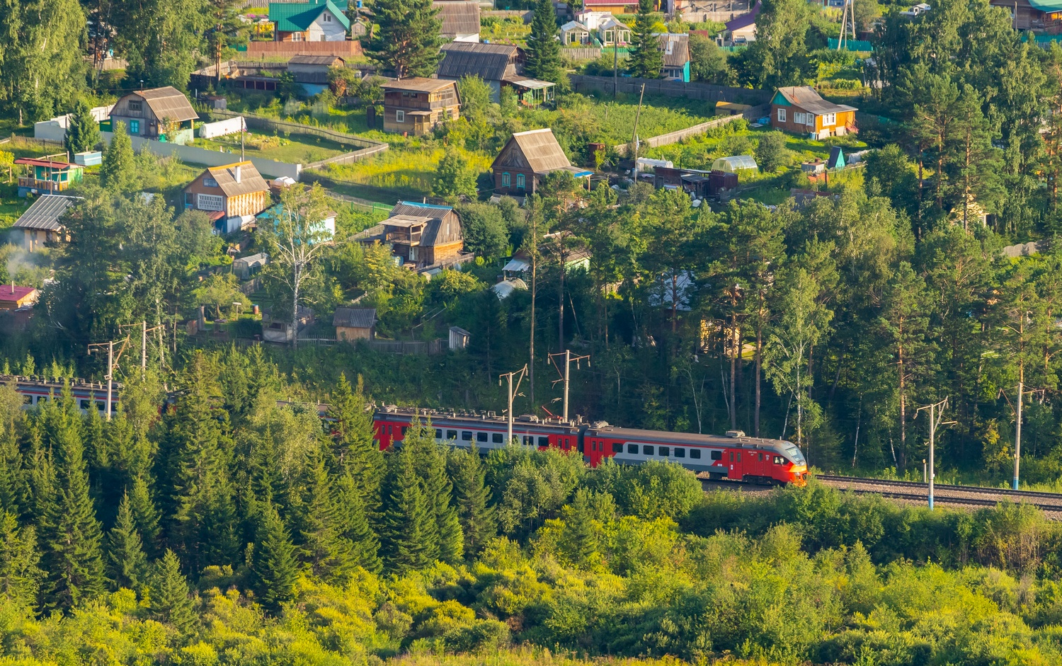 Железная дорога Красноярск-Дивногорск